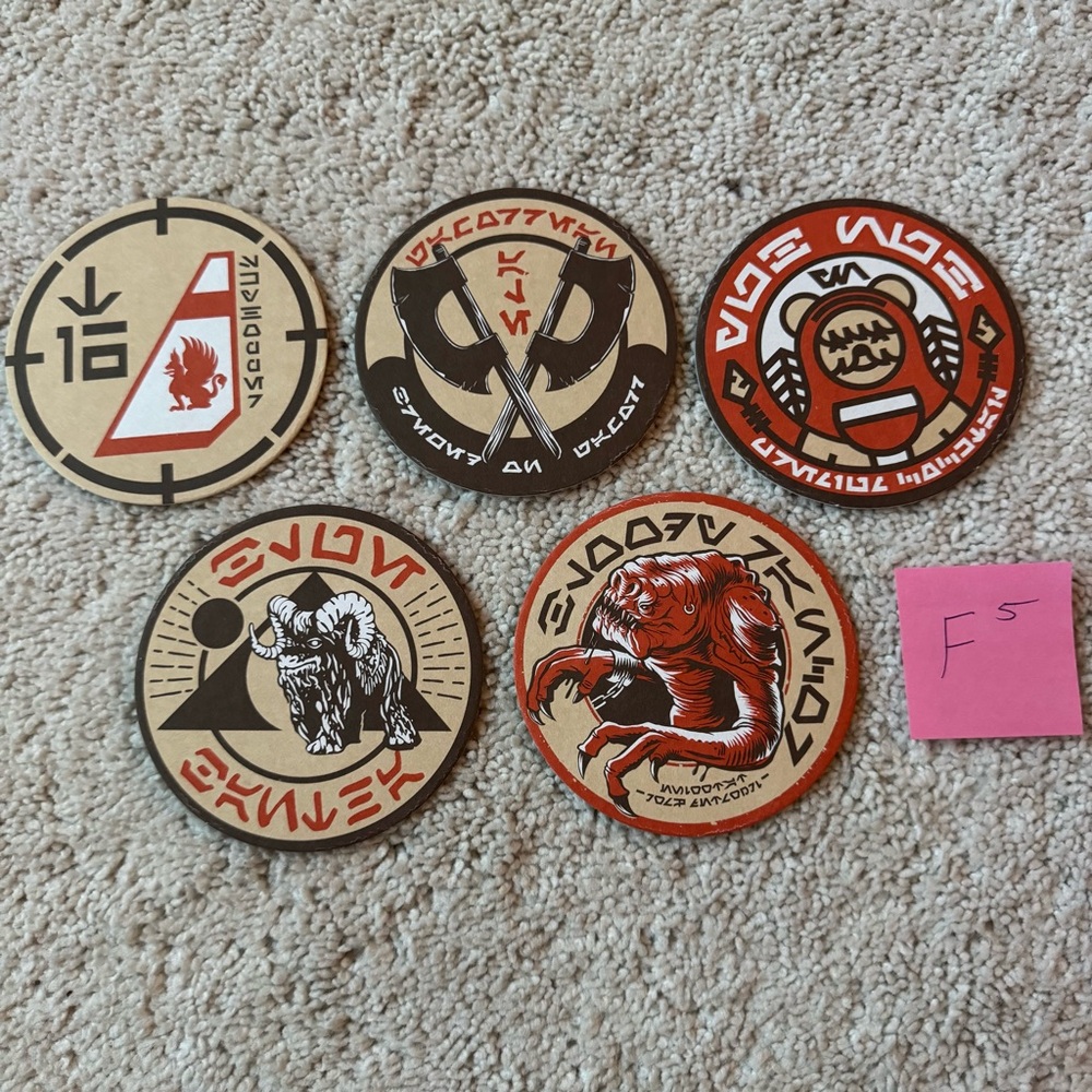 Star Wars Oga’s Cantina Coaster Set Of 5 - F